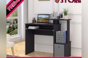 Computer Desk with Sliding Keyboard Tray Storage Drawer Shelf Workstation (FREE SHIPPING)