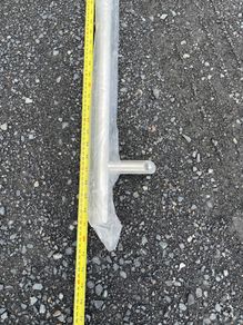 Stainless steel bar door handle