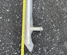 Stainless steel bar door handle
