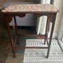 Unique vintage floral side table Image 3