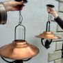 Retro Style Copper Light Fittings x 4 Image 3