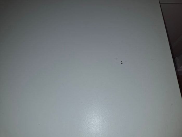 White desk with shelves