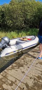 Inflatable boat 3.6m(no engine)+trailer