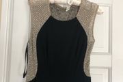 Stunning Black/Silver evening/cocktail Dress