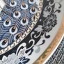 Vintage Japanese Peacock Porcelain Plate Image 5