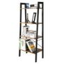 New 4 Tier Ladder Shelf Unit Bookcase Rack - FREE P&P Image 4
