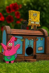 Krusty Krab bird house