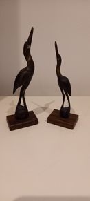 Minature Horn Crane /Heron /Stork Bird Set of 2