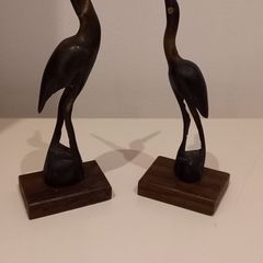 Minature Horn Crane /Heron /Stork Bird Set of 2