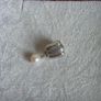 Pandora  charm with pearl drop and purple gemstone in great condition Image 3