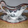 Antique T.Furnival & Sons Formosa gravy/ sauce boat with underplate Image 4