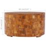 Coffee Table 60x60x35 cm Solid Teak Wood Image 3