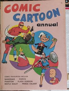 Comic Cartoon Annual 1967 Phantom/Flash Gordon/X9 RARE
