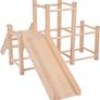 Adventure Climbing tower Wooden Playground with Slide Image 4