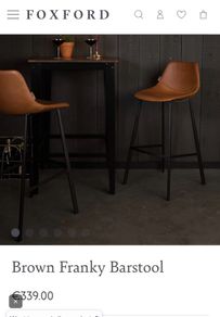 High kitchen stools