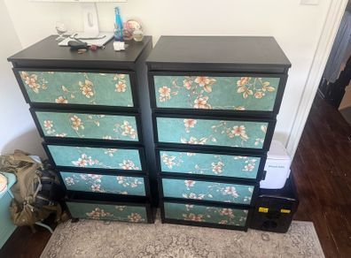 set of Two Chest of drawers