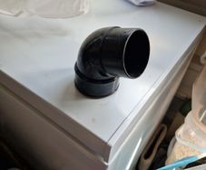 uPVC drain pipe angle piece