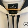 Mens Hollister Cream and Black Hoodie - Size XS Image 3