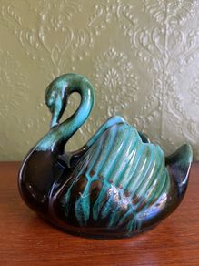 Blue Mountain pottery swan