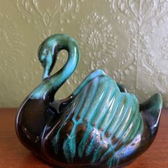 Blue Mountain pottery swan