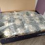 Box of x12 Gold Speckle Geometric Style Glass Christmas Baubles Image 4