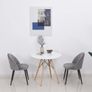 Dining Chair Set of 2, Grey Image 3