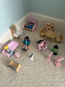 Wooden Doll Furniture and Figurines