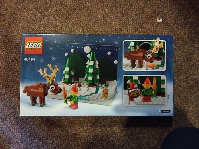 lego 40484 Santa's front yard