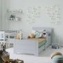 Grey toddler bed Image 2