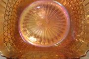 Buy 2 - Get 1 FREE Vintage Antique Carnival - Marigold Orange Square Bowl - 16 cm square