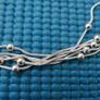 Vintage 925 Sterling Silver Multi Strand 5 Layer Bead Ball Chain Necklace 22.4g L-18" Image 4