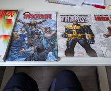 marvel iwolverine thanos iron man and spider Gwen omnibus