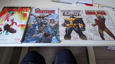 marvel iwolverine thanos iron man and spider Gwen omnibus
