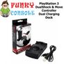 PlayStation 3 Wireless DualShock Move Controller Dual Charging Stand Dock PS3 Image 3