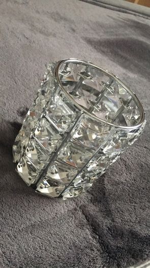 Brand new silver makeup organizer