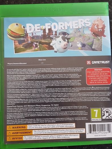 XBOX One Deformers Game