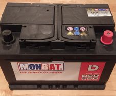 Car battery ( Monbat 75Ah )