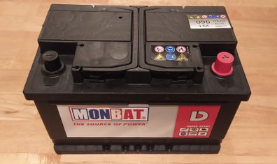 Car battery ( Monbat 75Ah )