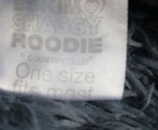 Gray Reversible ESKIMO Shaggy Hoddie