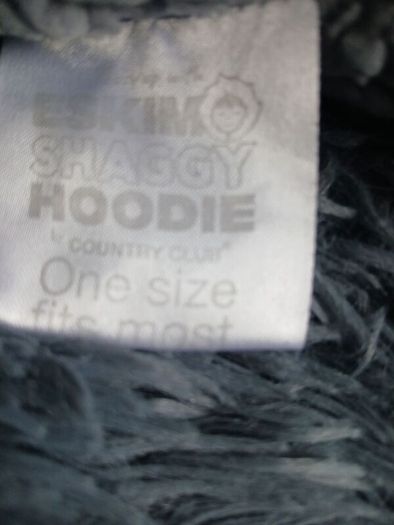 Gray Reversible ESKIMO Shaggy Hoddie