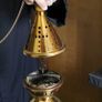 Old Vintage thurible church incense burner converted to lamp Image 2