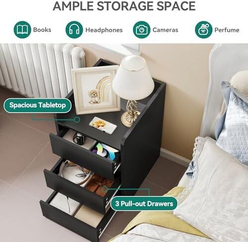 Set of 2 Bedside Table