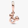 Pandora Rose Gold Sparkling Mickey Silhouette Charm New Image 6