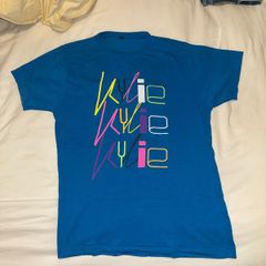 Kylie Showgirl Neon Print Tee RARE