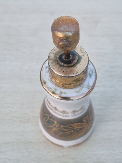 Antique Bavarian porcelain perfume bottle