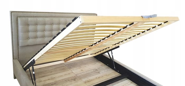 2 x Bed Lift Mechanism Kit, Bed Lifting Set Storage, Hinges Sofa Bed Space Saving Storage