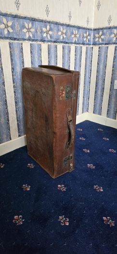 Vintage Leather Suitcase