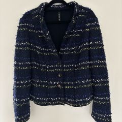 Marc Caine Boucle Wool Blazer