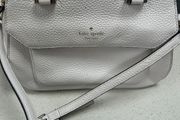 White handbag genuine Kate spade