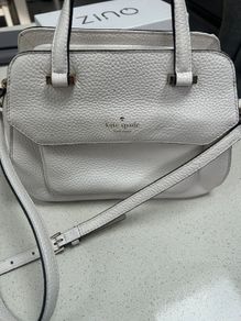 White handbag genuine Kate spade